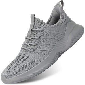 👑Men's Sneakers Gray Walking Classic Sports Athletic Running Casual Shoes